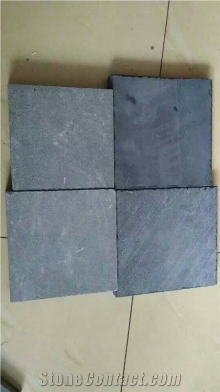 Black Sandstone Slabs,Pavers & Tiles, China Black Sandstone