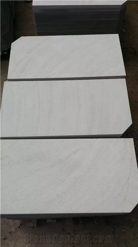 Fantastic White Sandstone Slabs & Tiles, China White Sandstone