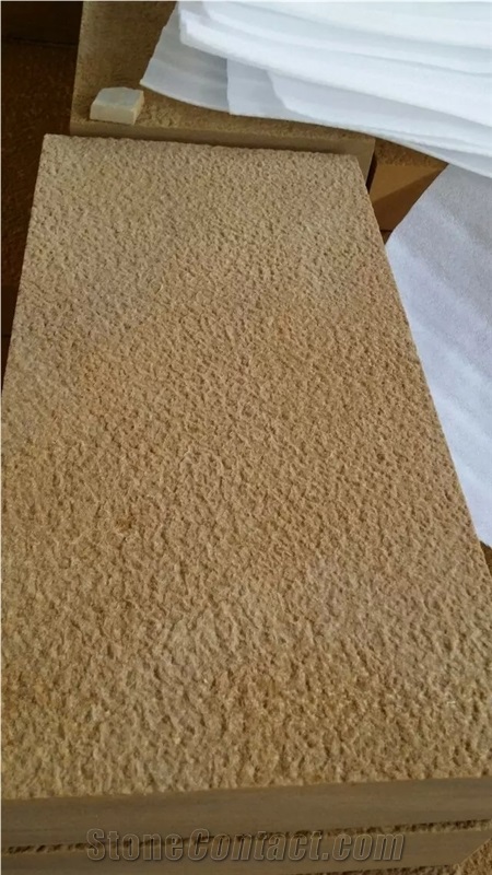 Golden Sandstone Slab & Tile, China Yellow Sandstone