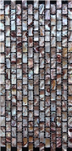 Natural Shell Bear Brown Color Mosaic