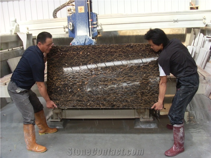 Portoro Yn Marble Slabs Cut to Sizes Tiles