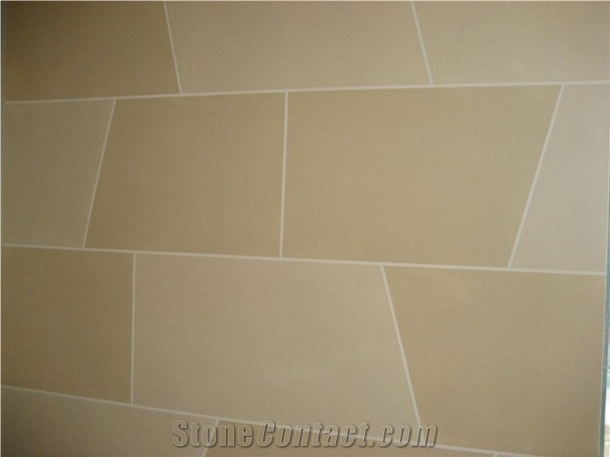 Yellow Sandstone Slabs & Tiles, China Yellow Sandstone