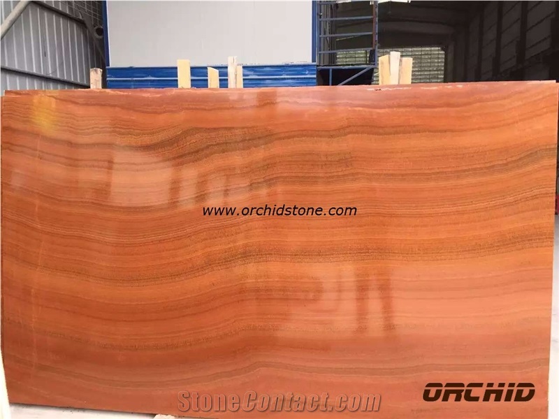 Wooden Gold Marble Slabs, China Brown Marble
