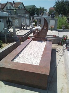 Granite Monument and Tombstone