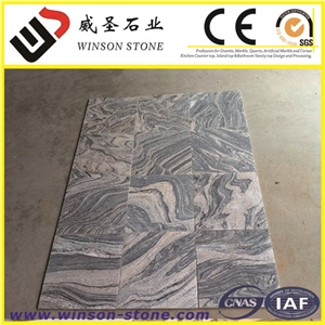 China Juparana Granite Wall Tiles, Polished Granite Thin Tiles,Multicolour Grain Granite