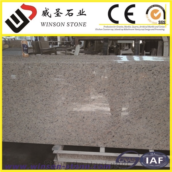 Polished Flamed Bush Hammered Yellow Rustic Granite G682 Slabs & Tiles, China Yellow Granite