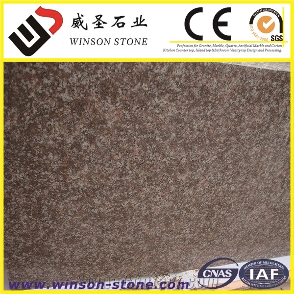 Polished Peach Blossom Red Granite Wall Tile & Slab,Polished Granite Wall Tiles