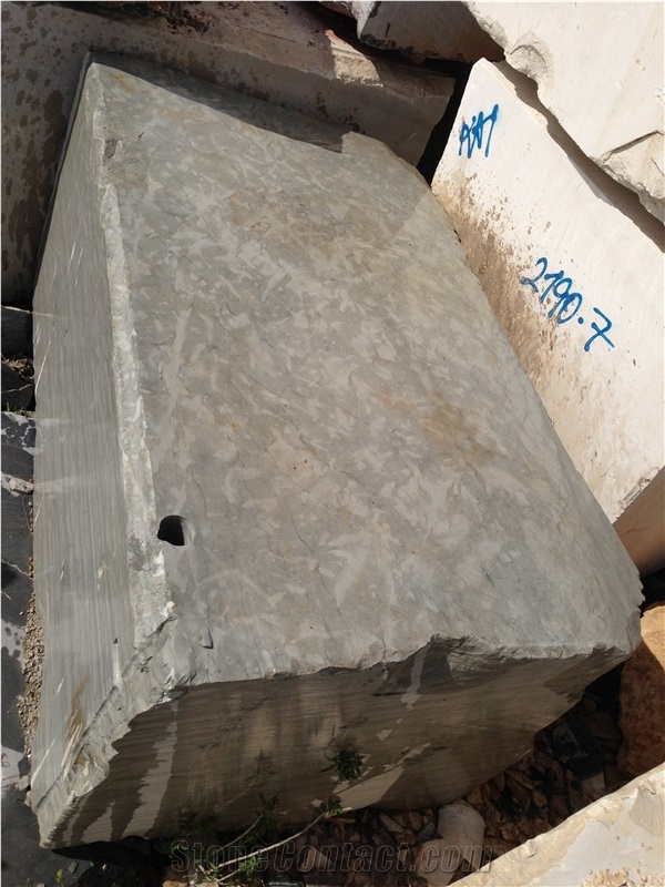 Grey Limestone Blocks, Morocco Grey Limestone Blocks, Azul Valverde Limestone Blocks, Avallon Limestone Blocks