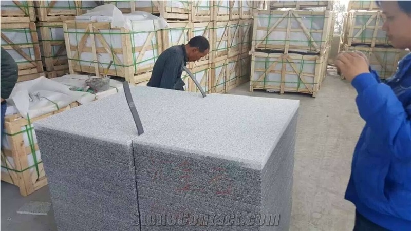 Own Factory-G603 Grey Granite /China Bianco Sesame White Granite Tiles for Wall & Flooring with Good Packing