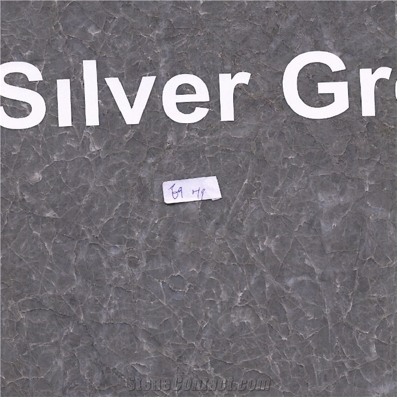 Silver Grey Marble Tiles, Slabs, Grey Polished Marble Tiles & Slabs