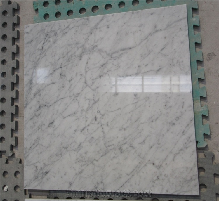 Bianco Carrara Marble Slabs & Tiles,Carrara White Composite Marble Tile for Flooring