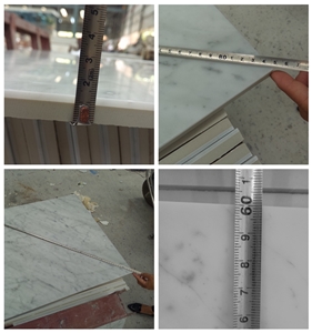 Bianco Carrara Marble Slabs & Tiles,Polished Marble Flooring Tile Composite Marble Boards 24x24 Tiles