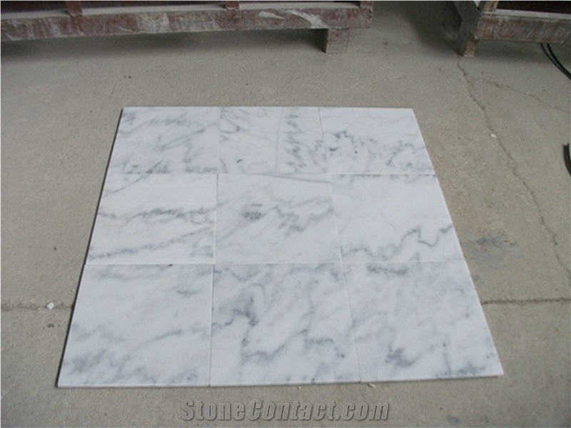 Carrara White Marble Polished Slabs & Tiles, China Carrara White Marble Tiles for Wall and Floor, Cheap White Marble