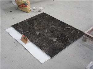 China Dark Emperador Cheap Black Marble Floor Tile