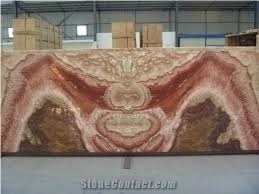 Red Dragon Fantastico Onyx Slabs & Tiles, China Red Onyx