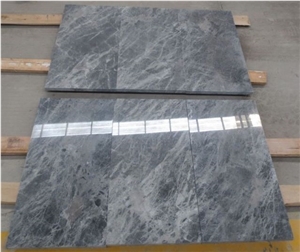 Siver Mink Marble Polished Slabs & Tiles, China Grey Marble Tiles for Wall and Floor, Grey Marble with White Lines