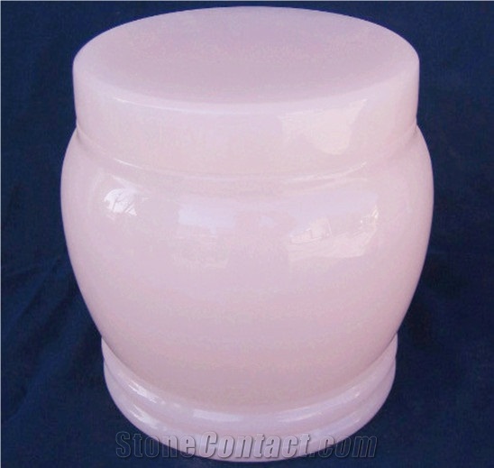 Yellow Honey Onyx Urns, Cemetery Funeral Urns for Ashes, Tombstones/Monuments Accessories