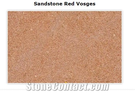 Sandstone Red Vosges, Gres Rose Des Vosges