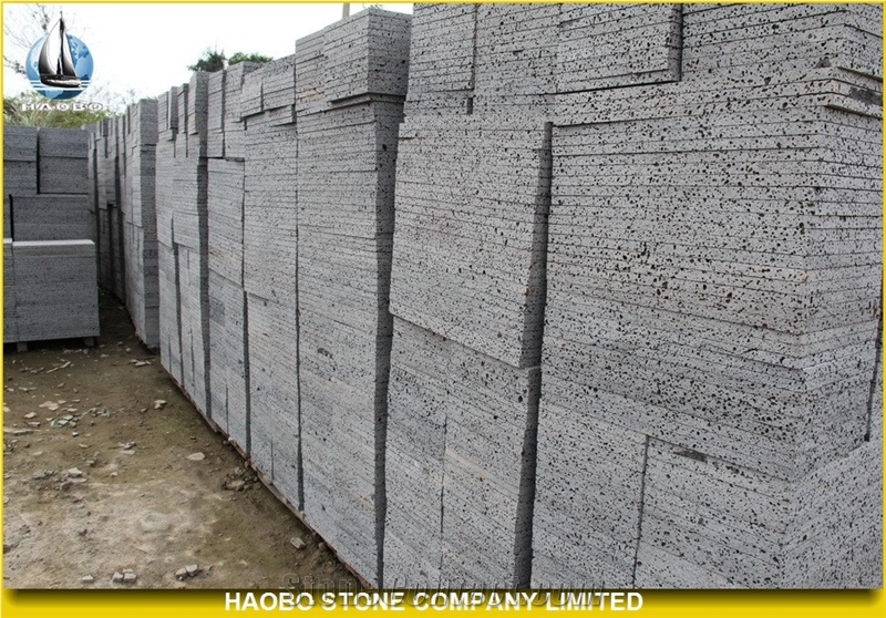 Hainan Black Basalt Cube Stone & Pavers, Walkway Pavers, Basalt Paving Stone