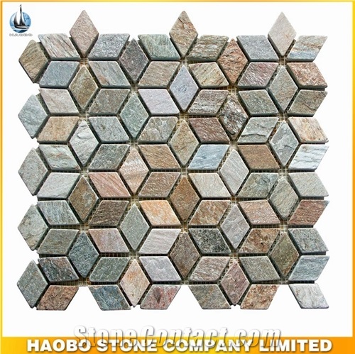 High Quality Stone Mosaic Multi Color Wholesale
