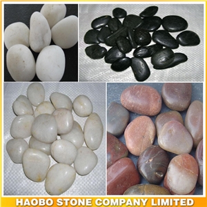 Polished Wholesale Pebble Stone for Landscaping Multicolor River Stone