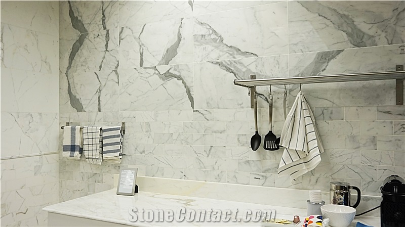 Italian Statuario Marble Tiles & Slabs, Flooring Tiles, White Marble Tiles & Slabs