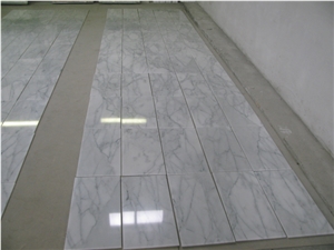 Venato Campanili Marble Tiles Polished & Beveled, White Marble Tiles & Slabs, Floor Tiles, Wall Tiles