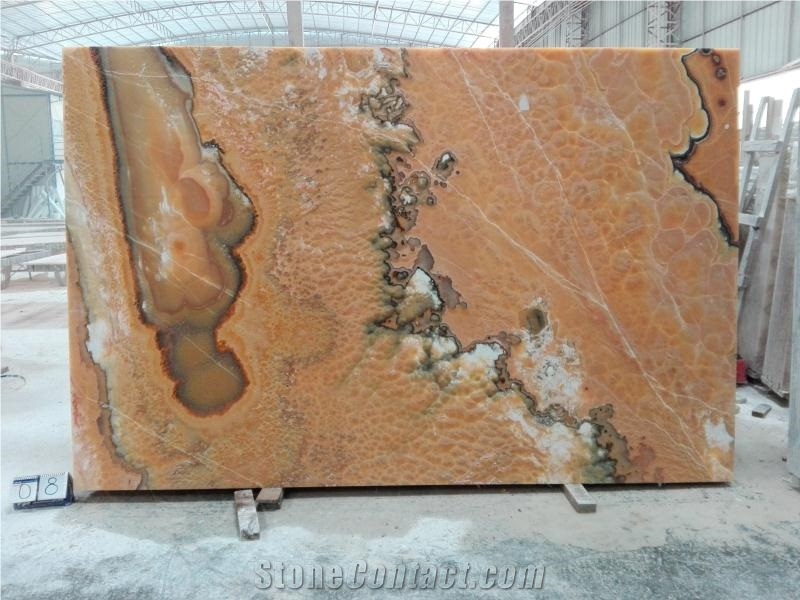 Beauty Red Dragon Natural Onyx &1.8cmred Dragon Onyx for Good Quality Slab &Natural Red Dragon Onyx Supplier