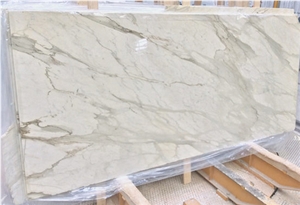 Calacate Golden Marble & White Marble Names Slabs & Tiles, China White Marble