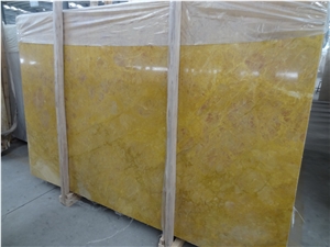 Chinese Yellow Golden Marble Tile & Slab with Large Quantity for Sale