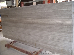 Coffee Wooden Grey Marble Slabs & Marble Floor Tile, China Grey Marble