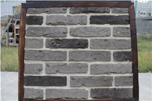 Grey Artificial Cultured Stone, Wall Cladding, Stacked Stone