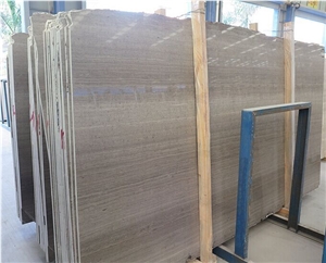 Grey Wood Marble Slabs/Tile, Exterior-Interior Wall ,Floor, Wall Capping,New Product,High Quanlity & Reasonable Price