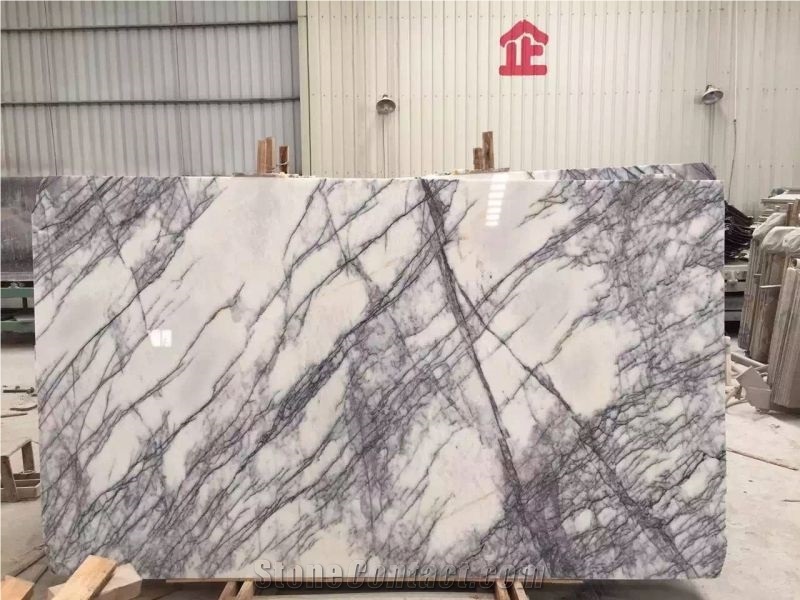 Lilac Marble Tiles and Slab Polished Walling and Flooring Wall Background Covering High Quality and Best Price Fast Delivery
