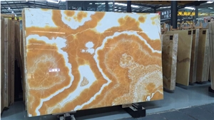 Orange White Onyx Covering,Slabs/Tiles,Private Meeting Place,Top Grade Hotel Interior Decoration Project