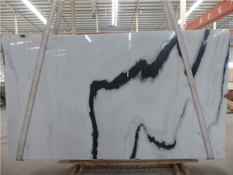 Panda White Marble Black White Marble Tiles and Slab Polishing Walling and Flooring Wall Background Covering High Quality and Best Price Fast Delivery