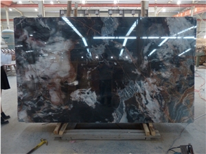 Smoky Black Marble Tiles and Slabs, Polishing Walling and Flooring, Wall Background Covering, High Quality and Best Price Fast Delivery