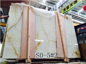 White Onyx New Materials, Slabs/Tile,Wall Cladding/Cut-To-Size for Floor Covering,Interior，Decoration，Indoor Metope, Stage Face Plate, Outdoor,, High-Grade Materials