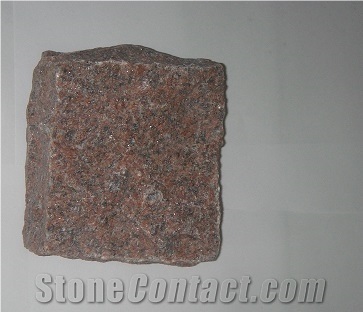 Magadi Red Granite Cube Stone & Pavers, Paving Sets India