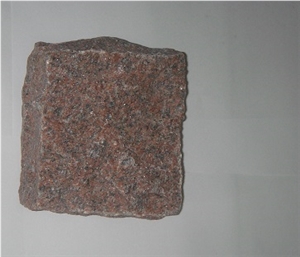 Magadi Red Granite Cube Stone & Pavers, Paving Sets India