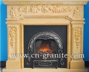 Beige Marble Fireplace,Beige&Yellow Stone Firepalce,China Beige Fireplace,Fireplace Design Ideas,Fireplace Decorating&Remodelings,Fireplace Insert，Fireplace Cover,Fireplace Accessories,