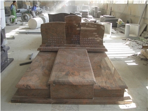 China Cheap Price Granite Monument,Red Granite Tombstone,Wholesaler-Xiamen Songjia