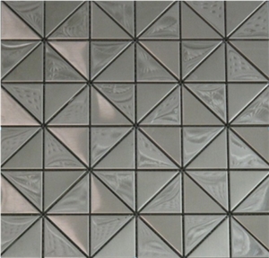 China Factory New Silver Polished Mental Mosaic Stianless Steel Mosaic for Inner Decoration，Wholesaler-Xiamen Songjia