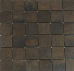 China Factory New Slate Mosaic for Floor Paving or Wall Cladding，Wholesaler-Xiamen Songjia