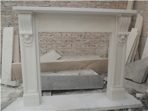China Factory White Marble Fireplace,Hand Carved Fireplace,Interior Stone for Fireplace Pattern,Wholesaler-Xiamen Songjia