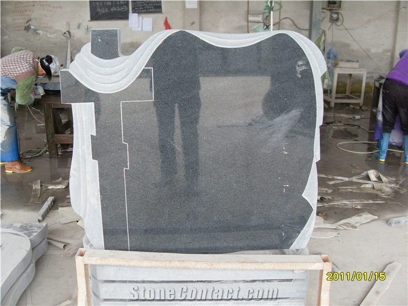 China Granite Tombstone,China Grey Granite Tombstone&Monument Design,Western Style Monuments&Tombstones,Jewish Style Monuments&Tombstones,Russia, G654 Tombstone,Polished Grey Monument