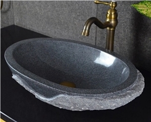 China Grey Granite Wash Basins & Sinks, G633 Granite Wash Bowls, Bathroom Sinks & Basins, Oval Basins & Sinks,Kitchen Sinks