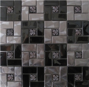 China Mosaic Factory, Slate Mosaic for Floor Paving and Wall Cladding,Western Style Bathroom Floor Paving,Wholesaler-Xiamen Songjia