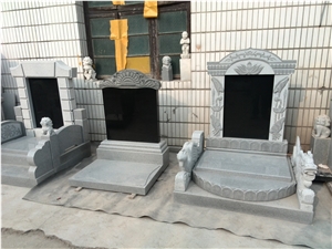 China Western Style Tombstone,Grey Series Granite Tombstone,Monument Design,Wholesaler-Xiamen Songjia
