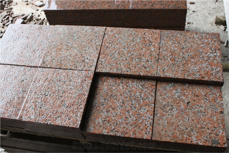 G562 Granite,China Red Granite Stone Slabs & Tiles, Red Granite in 2cm&3cm Thickness.Polished Red Stone,Granite Floor Tiles&Wall Tiles,Granite Countertop & Table,Granite Floor Covering,Flamed Granite